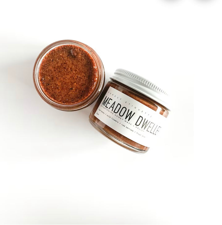 Meadow Dweller | vit C and raw fermented honey mask + facial polish