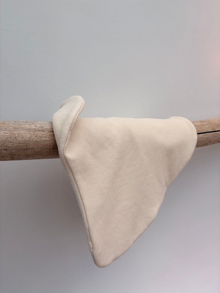 Ethereal 100 % Organic Cotton Twiil + Fleece Back Heart Cover