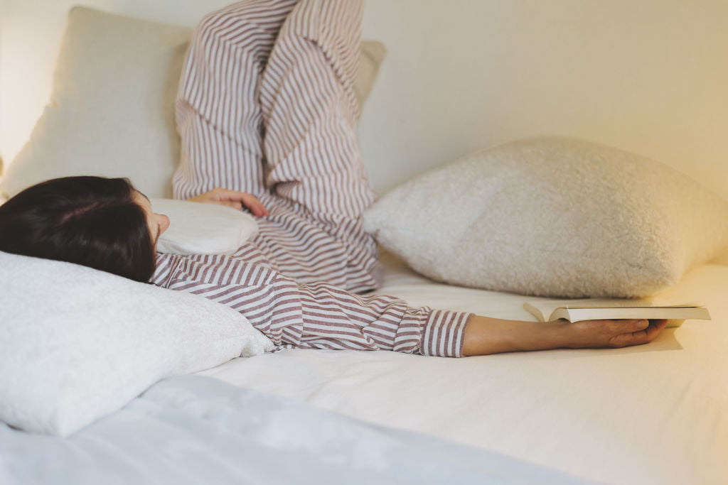 Ethereal  |  Smooth Cotton Front + Fleece Back   |  Organic Cotton Weighted Heart Pilo