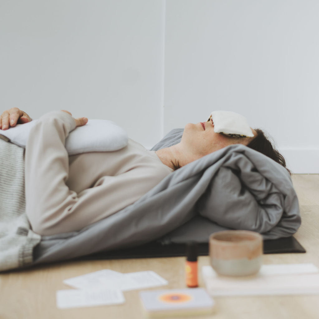 Drift  |  Sensory Soft Fleece Front + Back  |  Organic Cotton Weight Heart Pilo