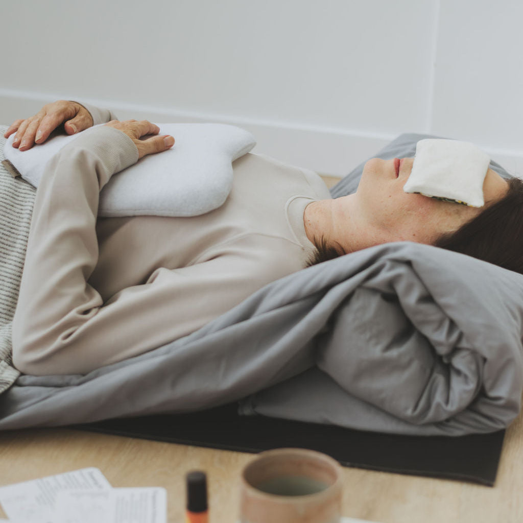 Drift  |  Sensory Soft Fleece Front + Back  |  Organic Cotton Weight Heart Pilo