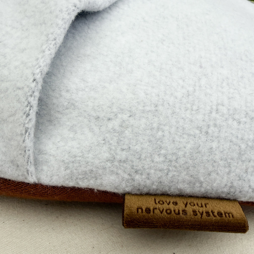 Drift | Terra Organic Cotton Twill + Fleece Weighted Heart Pilo