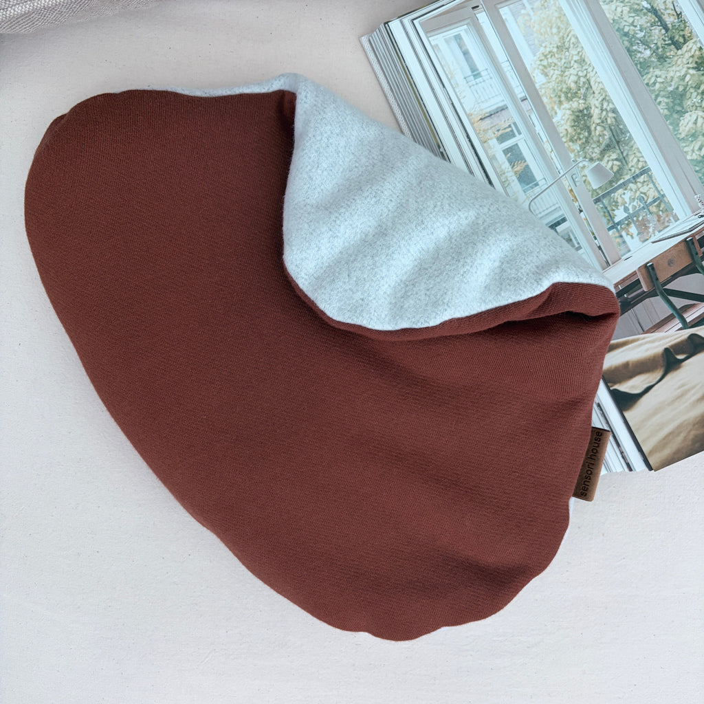 Drift | Terra Organic Cotton Twill + Fleece Weighted Heart Pilo