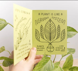 How to keep a plant alive and also yourself zine