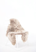 Shorn Linen Icelandic Sheepskin